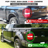 04-08 Ford F-150 Spyder 5003225 Flareside Euro Style Tail Lights Black