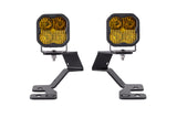 21-25 Ford Bronco Sport Diode Dynamics DD7141 SS3 LED Ditch Light Kit - Sport Yellow Pro Combo