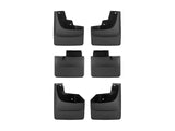 21-25 Ford F-150 Raptor WeatherTech 110150-110151-120150 No Drill MudFlaps (Front + Mid + Rear Set) - Black