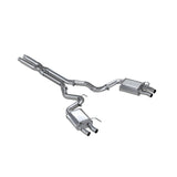 16-20 Ford Mustang Shelby GT350 / GT350R 5.2L V8 MBRP S7201304 3in Dual Quad Split Rear Outlet Cat Back T304 Exhaust