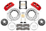 15-21 Ford Mustang Wilwood 140-14925-DR SX6R Big Brake Dynamic Front Brake Kit - Drilled, Red