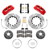 15-21 Ford Mustang Wilwood 140-14928-DR SX6R Big Brake Dynamic Front Brake Kit - Drilled, Red