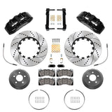 15-21 Ford Mustang Wilwood 140-14928-D SX6R Big Brake Dynamic Front Brake Kit - Drilled, Black