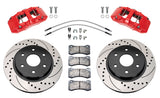 17-20 Ford Raptor 3.5L EB Wilwood 140-16808-DR Aero6-DM Front Brake Kit - D&S - Red