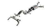 22-24 Ford Bronco Raptor V6 3.0L AT Turbo AT 2WD / 4WD Borla 140934 ATAK Catback Exhaust w/ 4in Chrome Tips