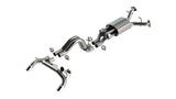 22-24 Ford Bronco Raptor V6 3.0L AT Turbo AT 2WD / 4WD Borla 140934 ATAK Catback Exhaust w/ 4in Chrome Tips