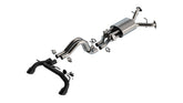 22-24 Ford Bronco Raptor V6 3.0L Turbo AT 2WD / 4WD Borla 140934CB ATAK Catback Exhaust w/ 4in Black Coated Tips