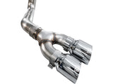 21-25 Ford F-150 (14th Gen Reg Cab) AWE 3015-32145 Cat-Back Exhaust - 4.5in Dual Side Exit Chrome Tips