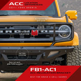 21-26 Ford Bronco Turn Offroad FB1-AC2 High Clearance ACC Relocation Bracket