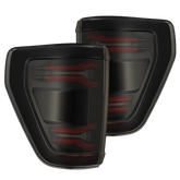 24-26 Ford F-150 / Raptor AlphaRex 653038 LUXX-Series LED Tail Lights Black-Red