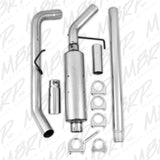 04-08 Ford F-150 V6 4.6L / V8 5.4L MBRP S5200AL EC/CC-SB Installer Series 3" Cat Back Single Side Exhaust
