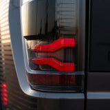 24-26 Ford F-150 / Raptor AlphaRex 653018 LUXX-Series LED Tail Lights Black Smoke