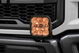 17-20 Ford Raptor Diode Dynamics DD7347 SS5 Bumper LED Pod Light Kit - Sport Yellow Driving