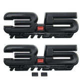 UPR 3.5 Twin Turbo Fender Emblem Pair