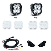 21-26 Ford Bronco / 22-24 Bronco Raptor Baja Designs 440088UP Squadron Sport 2.0 A-Pillar Light Kit -Clear