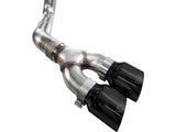21-25 Ford F150 (14th Gen Reg Cab) AWE 3015-33145 Cat-Back Exhaust - 4.5in Dual Side Exit Diamond Black Tips