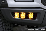17-20 Ford Raptor Diode Dynamics DD6366 SS3 LED Fog Light Kit - Yellow Pro