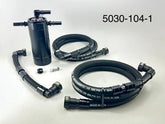 15-23 Ford Mustang 2.3L UPR 5030-104-1 Dual Valve Oil Catch Can Separator Plug N Play