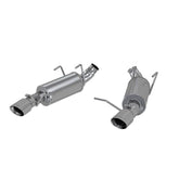 11-14 Ford Mustang V6 3.7L MBRP S7227409 XP Series 3" Dual Muffler Axle Back Split Rear Exhaust System