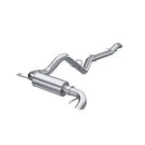 21-23 Ford Bronco 2.3L / 2.7L Ecoboost MBRP S5237AL 3in Single Rear Turn Down Exit Cat Back Exhaust Kit