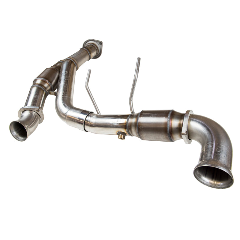 thumbnail image 2 of Y Pipe Catalytic Converter Set For Ford F-150 3.5L 2011-2014 – Both Sides, Direct Fit, 3-Year Warranty 2 of 6