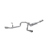 21-25 Ford F-150 2.7L V6 / 3.5L V6 / 5.0L V8 MBRP S5213AL 3-2.5in Aluminized Steel Cat-Back Exhaust Dual Side Exit w/ T304 SS Tip