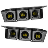 21-24 Bronco ORACLE Lighting 5890-006 Triple LED Fog Light Kit for Steel Bumper - Yellow
