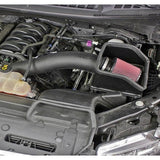 17-26 Ford F-150 V8 5.0L JLT CAI-F15050-15-1 Black Textured Cold Air Intake Kit w/ Red Filter