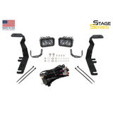 15-20 Ford F-150 / 17-20 Raptor Diode Dynamics DD6574 Stage Series Backlit Ditch Light Kit - Yellow Combo