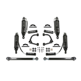 21-26 Ford Bronco 4DR Fabtech K2378DL 2021 Ford Bronco 3″ Uniball UCA Lift Kit – Front Dirt Logic 2.5 Resi Coilovers & Rear Dirt Logic Resi Coilovers