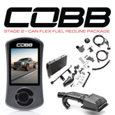 COBB Tuning 0050020BK-RED-FF Stage 2 + CAN Flex Fuel Redline Carbon Fiber Power Package Black for 17-20 Ford F-150 Raptor Ecoboost