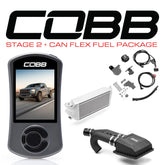 COBB Tuning 0050S20SL-FF Stage 2 + CAN Flex Fuel Power Package Silver (Factory Location Intercooler) for 17-20 Ford F-150 Raptor Ecoboost