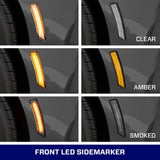 24-25 Ford Mustang Form Lighting LED Sidemarkers Clear (Set)