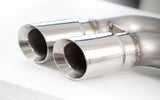 10-14 Ford Raptor V8 6.2L Stainless Works FTR10CB 3in Exhaust Chambered Mufflers Exits Behind Passenger Rear Tire