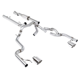 21-26 Ford F-150 SuperCrew 5.0 V8 5.5ft Bed Race Part-Resonated Cat-Back with Dual Outlet