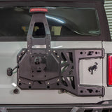 21-25 Ford Bronco Turn Offroad TC4-M1 Adjustable Tire Carrier w/ Camera Mount