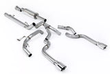 21-26 Ford F-150 SuperCrew 3.5 V6 Ecoboost 5.5ft (Non Tremor Models) Bed Milltek Sport Road+ Resonated Cat-Back with Dual Outlet