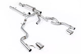 21-26 Ford F-150 SuperCrew 5.0 V8 5.5ft Bed Milltek Sport Road+ Resonated Cat-Back with Dual Outlet