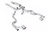 21-26 Ford F-150 SuperCrew 5.0 V8 5.5ft Bed Milltek Sport Road+ Resonated Cat-Back with Dual Outlet