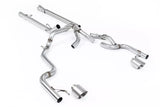 21-26 Ford F-150 SuperCrew 3.5 V6 Ecoboost 5.5ft Bed (Tremor Models) Milltek Sport Road+ Resonated Cat-Back with Dual Outlet