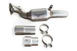 19-21 Ford Ranger 2.3L EcoBoost CV Fabrication RFCDP-1 3in Stainless Steel Catted Downpipe
