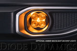 21-25 Ford Bronco / 19-23 Ranger Diode Dynamics DD6989 SS3 LED Fog Light Kit Sport Type AS ABL - Yellow SAE Fog