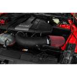 18-22 Ford Mustang GT JLT CAI-FMG-18 Black Textured Cold Air Intake Kit w/Red Filter-Tune Req