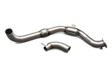 15-23 Ford Mustang EcoBoost CV Fabrication ECOMUSDOW1-CAT 3" Stainless Steel Catted Downpipe