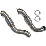 24-26 Ford Ranger Raptor 3.0L EB CV Fabrication RR2426DP Stainless Steel Catted Downpipes