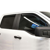 15-25 Ford F-150 Westin 72-37407 SuperCrew Wade In-Channel Wind Deflector 4pc - Smoke