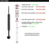 04-08 Ford F-150 2WD Fabtech FTS30431 6in Front Performance Replacement Shock Absorber - Single