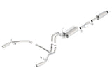 11-14 Ford F150 Borla 140416 S-Type Split Rear Exit Cat-Back Exhaust System