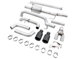 21-25 Ford F-150 AWE Tuning 3015-33119 0FG Dual Split Rear Cat-Back Exhaust- 5in Diamond Black Tips
