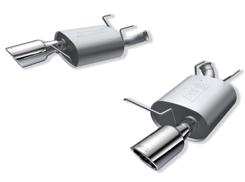 11-14 Ford Mustang 3.7 V6 Borla S-Type Split Rear Exit Performance Exhaust System Axle Back Borla